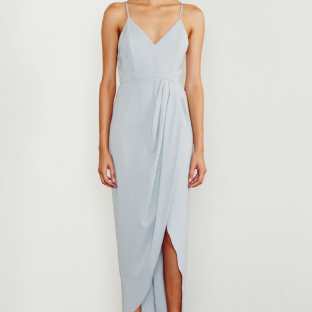 Shona Joy Core Cocktail Dress in Powder Blue